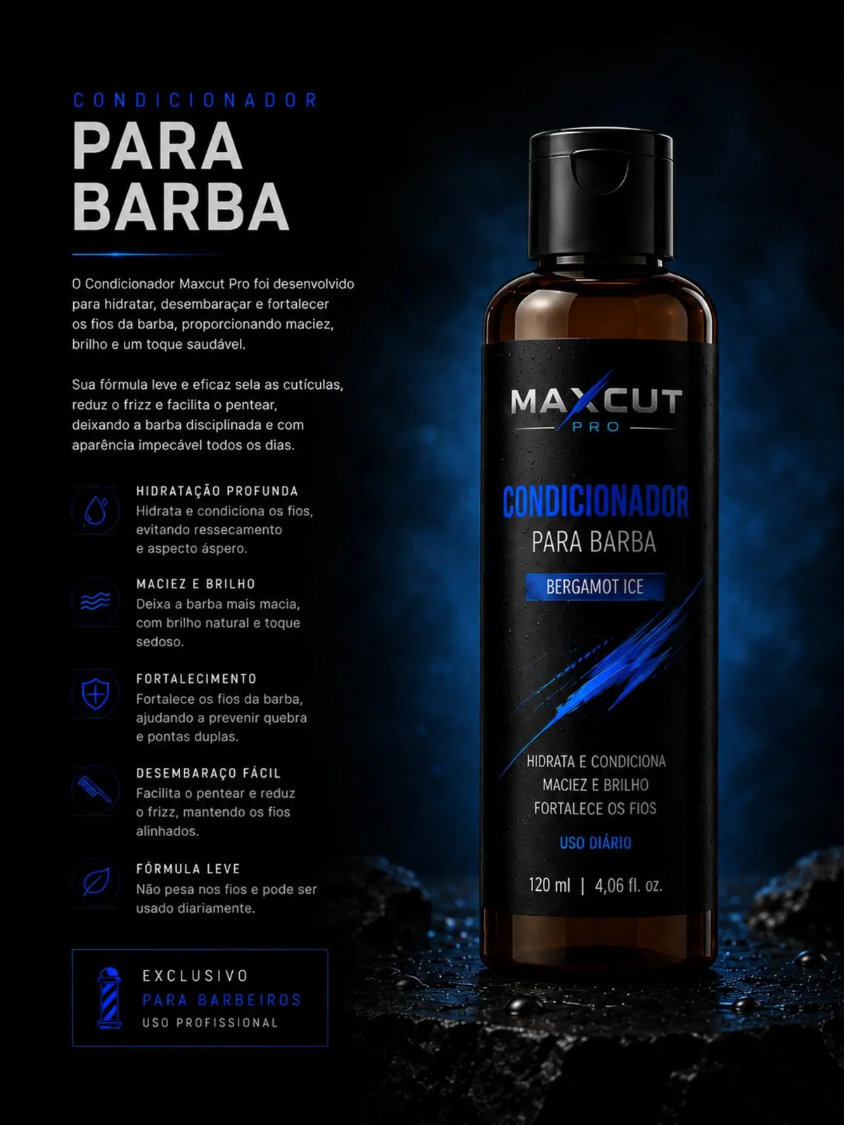 Condicionador para Barba MAXCUT PRO