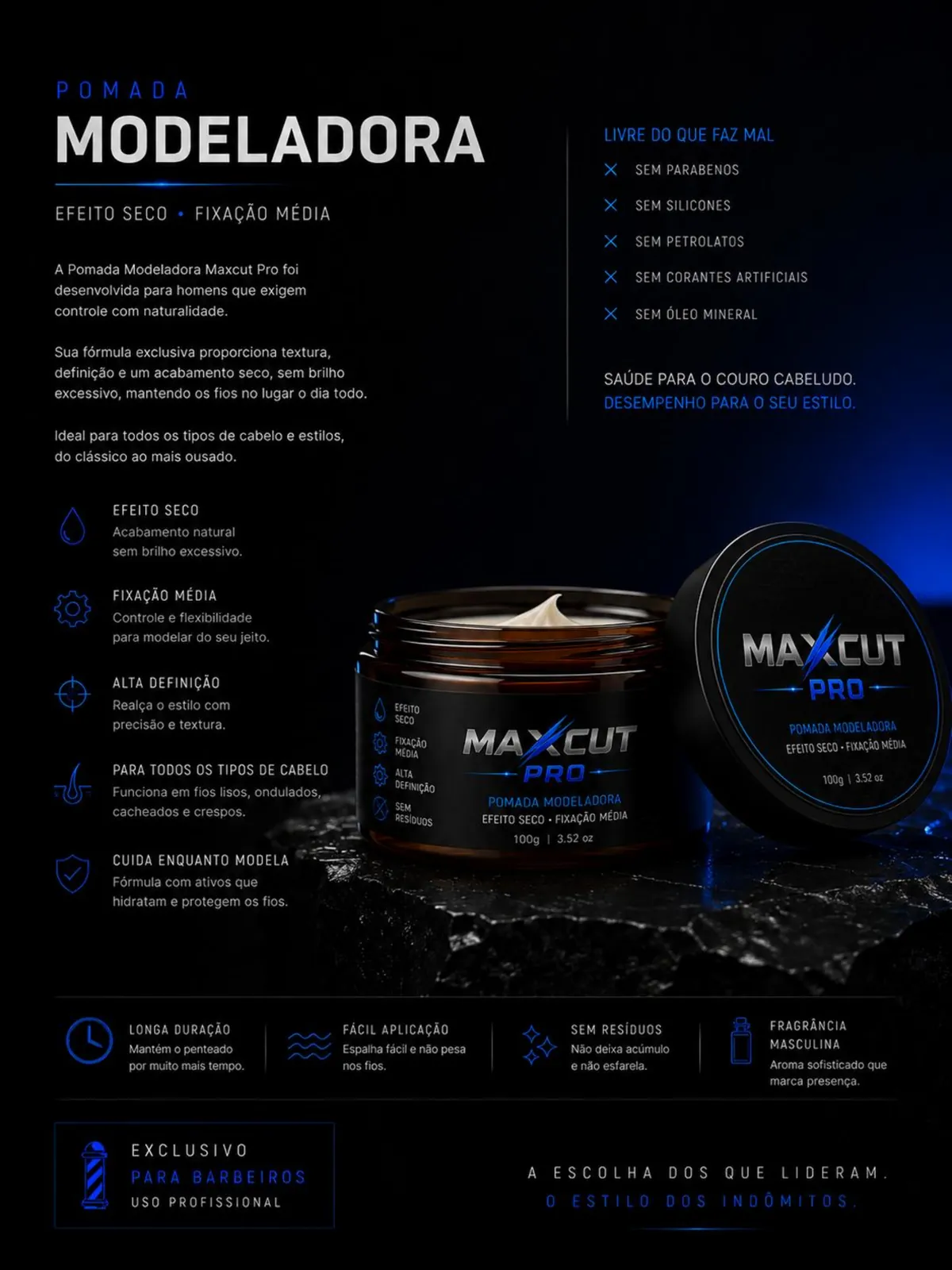Categoria cabelo MAXCUT PRO